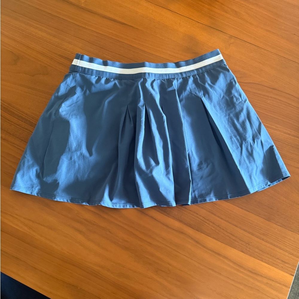 Puma Blue Skort with White Stripe